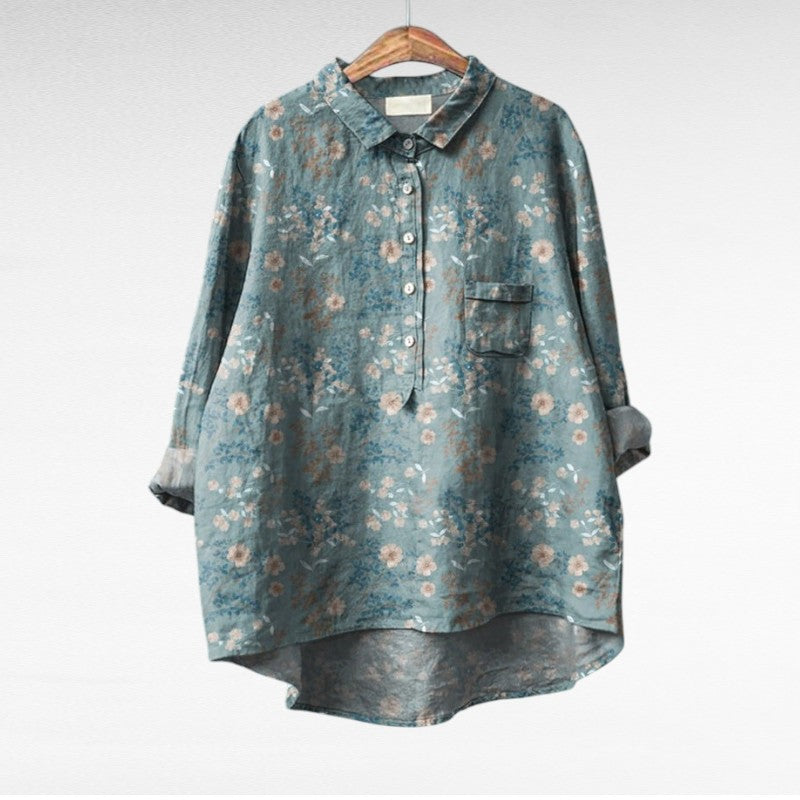 MOREAU LYON | ARTISTIC FLORAL SHIRT FOR WOMEN