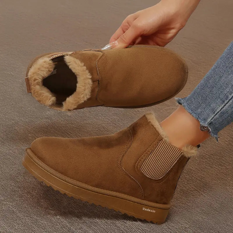 AVELINA™ - Women's Thick-Soled Winter Snow Boots Casual Ankle Boots