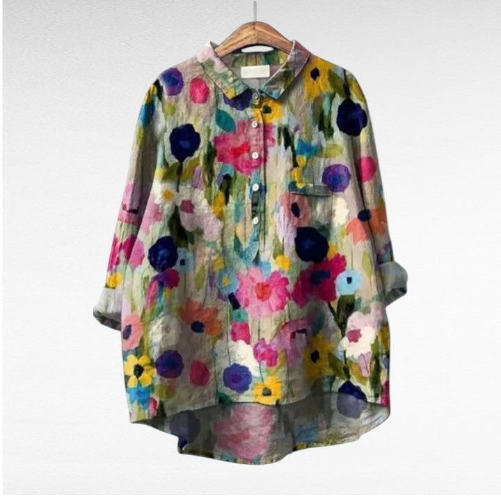 MOREAU LYON | ARTISTIC FLORAL SHIRT FOR WOMEN