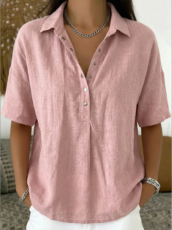 Kathleen | Blouse with Collar and Button