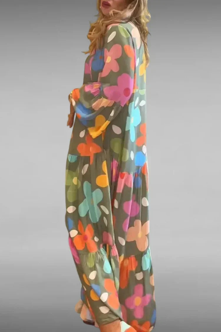 Mabel | Relaxed Fit Floral Maxi Dress