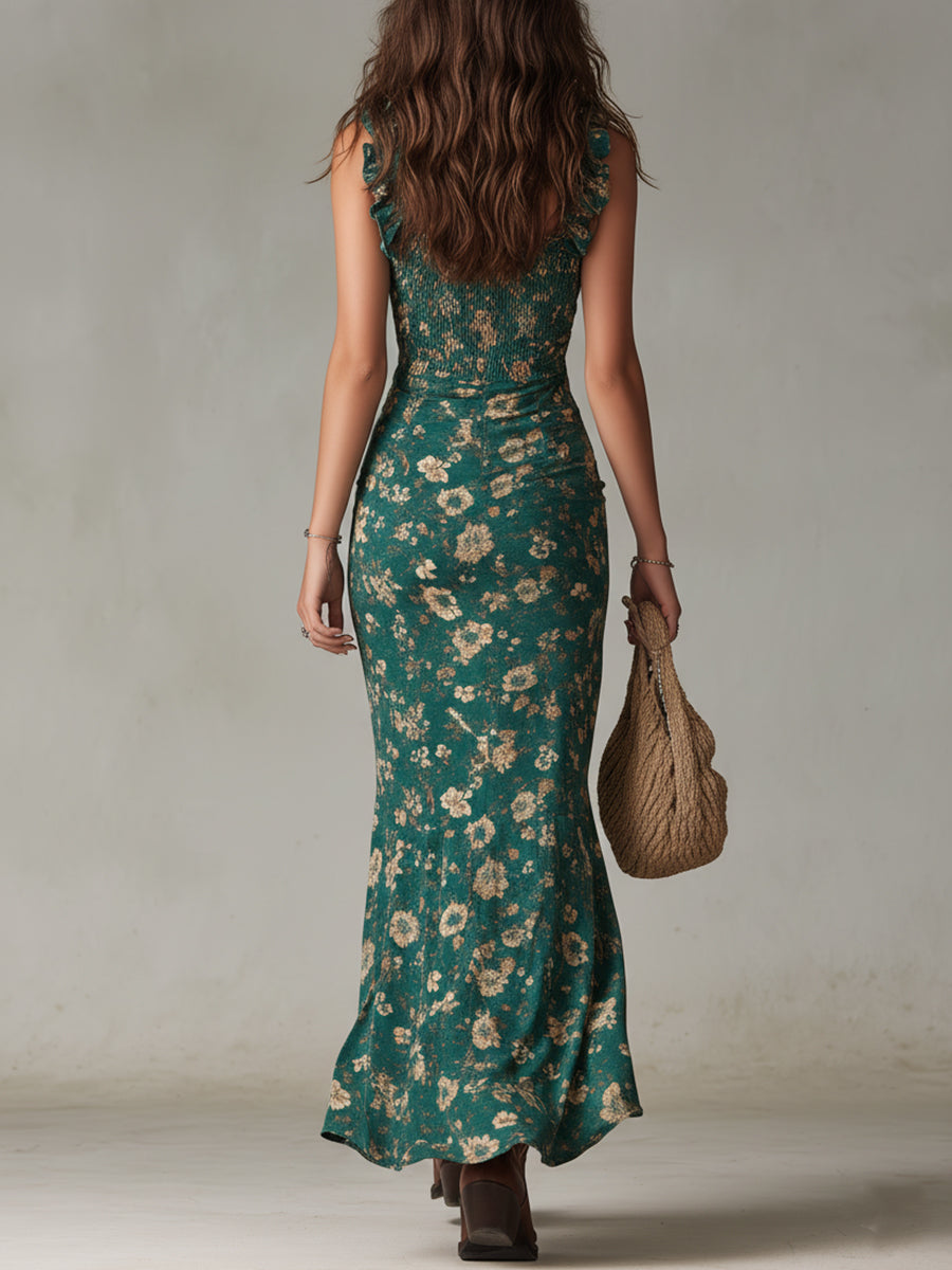 Gloria | Smocked Maxi Dress