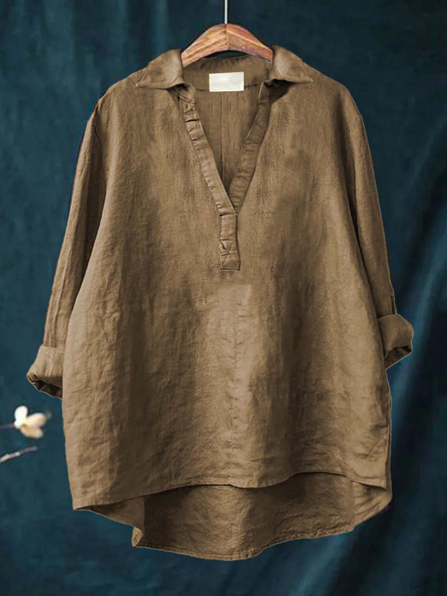 MOREAU LYON | V-NECK BLOUSE FOR WOMEN