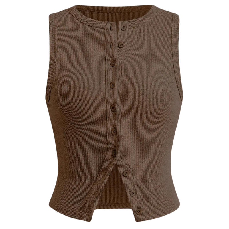KYLIE™ – Classic Ribbed Casual Crop Top