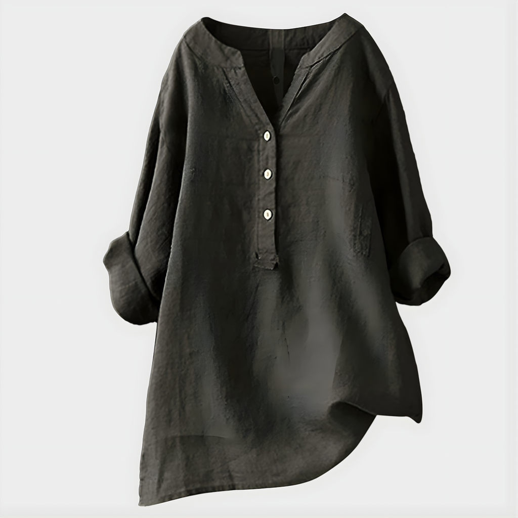 Diane | Elegant V Neck Blouse