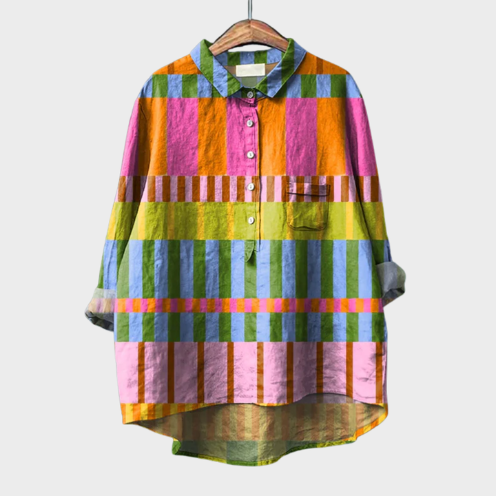 MOREAU LYON | COLOURED STRIPED BLOUSE FOR WOMEN