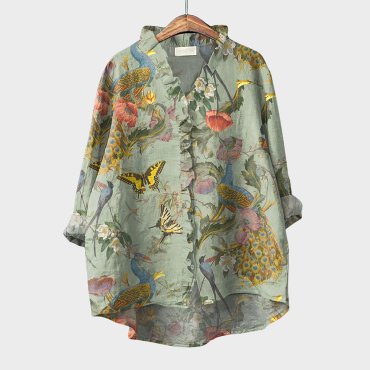 MOREAU LYON | ARTISTIC NATURE BLOUSE FOR WOMEN