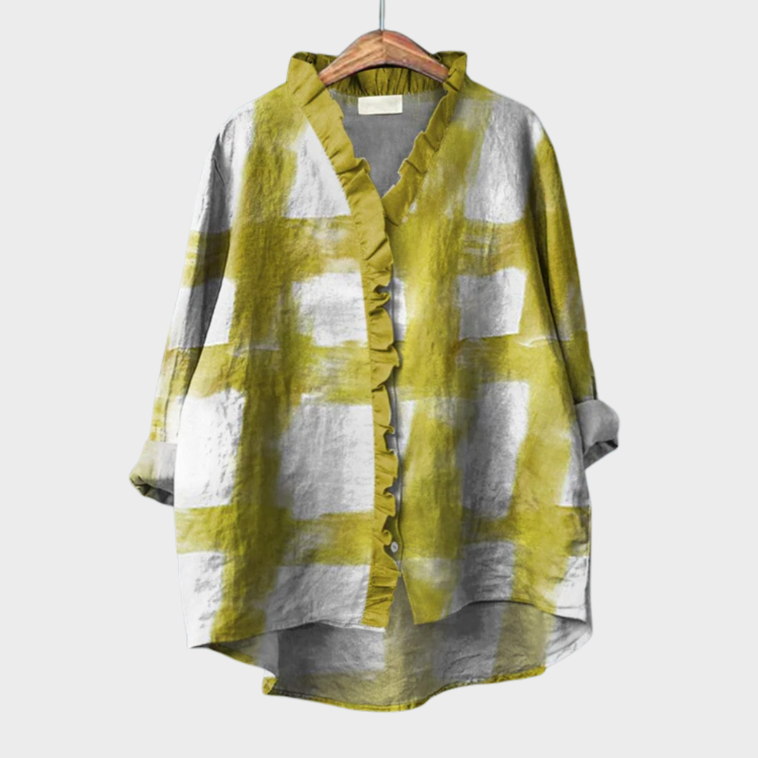 MOREAU LYON | ABSTRACT PATTERN BLOUSE FOR WOMEN