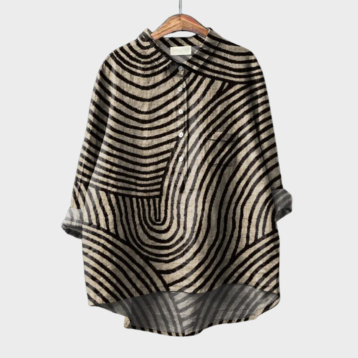 MOREAU LYON | GRAPHIC PATTERN BLOUSE FOR WOMEN