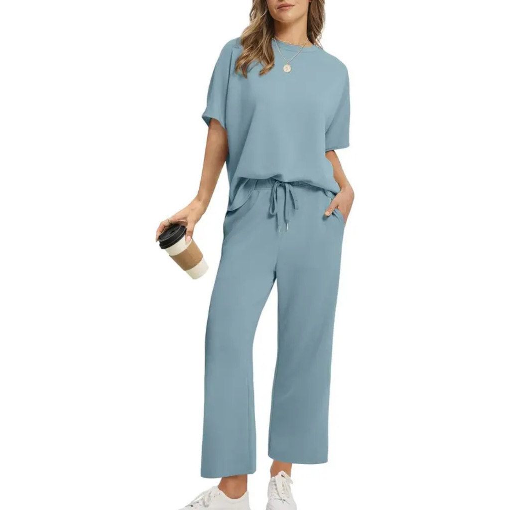 JULIE™ – Women's Oversized Cropped Lounge Set