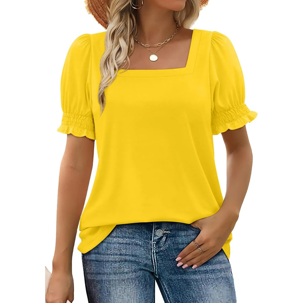 Valerie | Lightweight Ruffle Sleeve Summer Essential