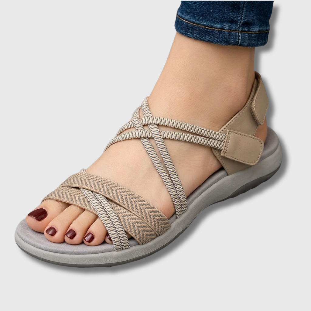 Helena | Cross Strap Comfort Sandal