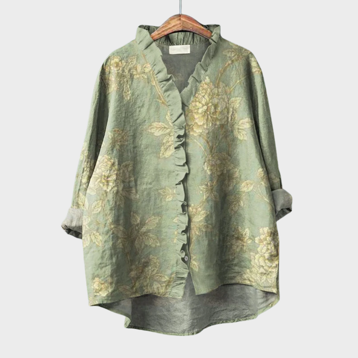 MOREAU LYON | ELEGANT FLORAL BLOUSE FOR WOMEN