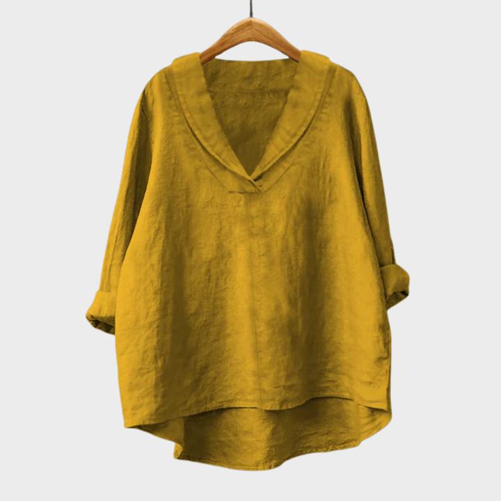 MOREAU LYON | AMPLE V-NECK BLOUSE FOR WOMEN