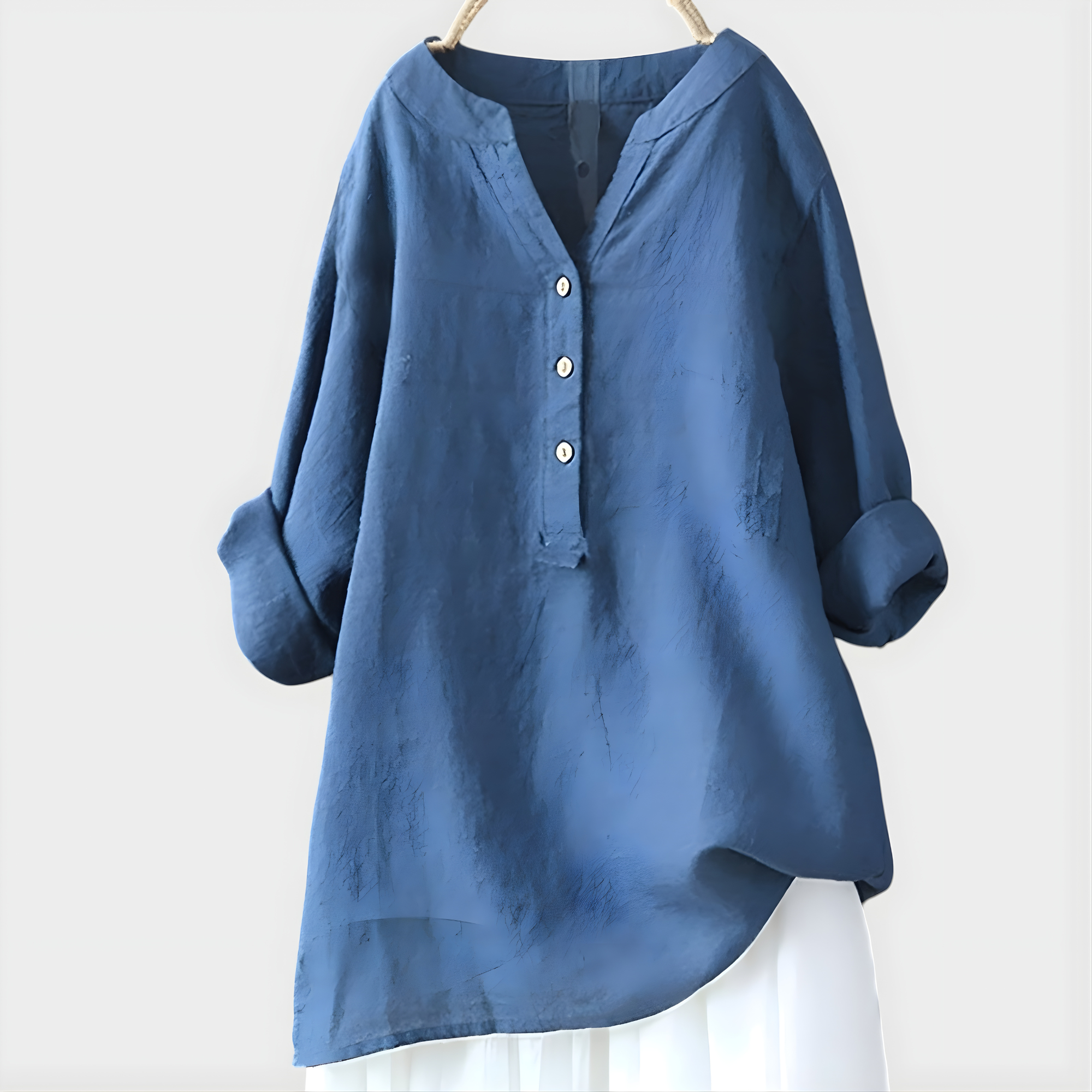 Diane | Elegant V Neck Blouse