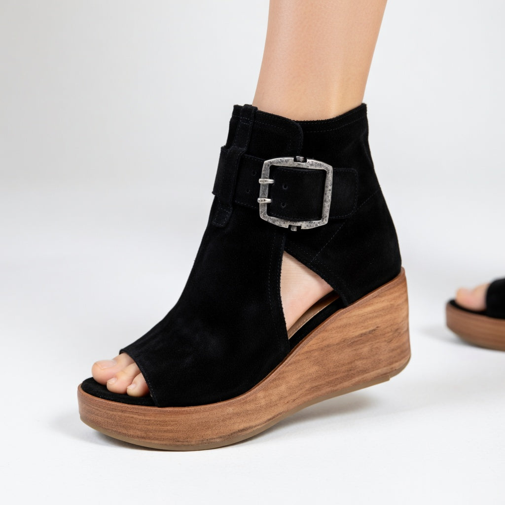 Janet | Open Wedge Ankle Boot Modern Design