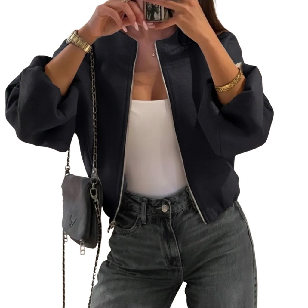 JORDANA™ – Casual American Varsity Zipper Jacket
