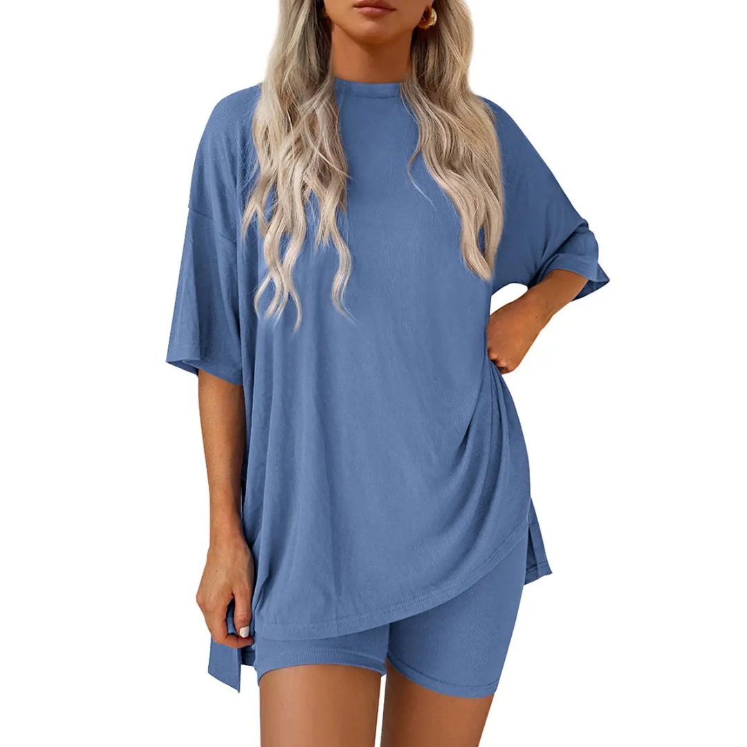 HALSEY™ – Relaxed Solid Lounge Two-Piece Set