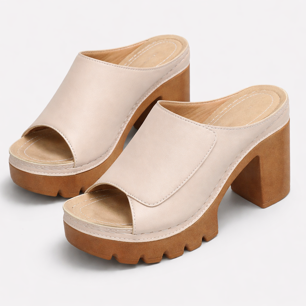 Sylvia | Platform Block Heels