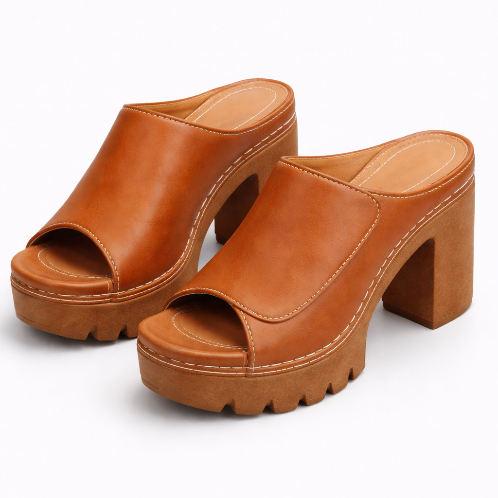 Sylvia | Platform Block Heels