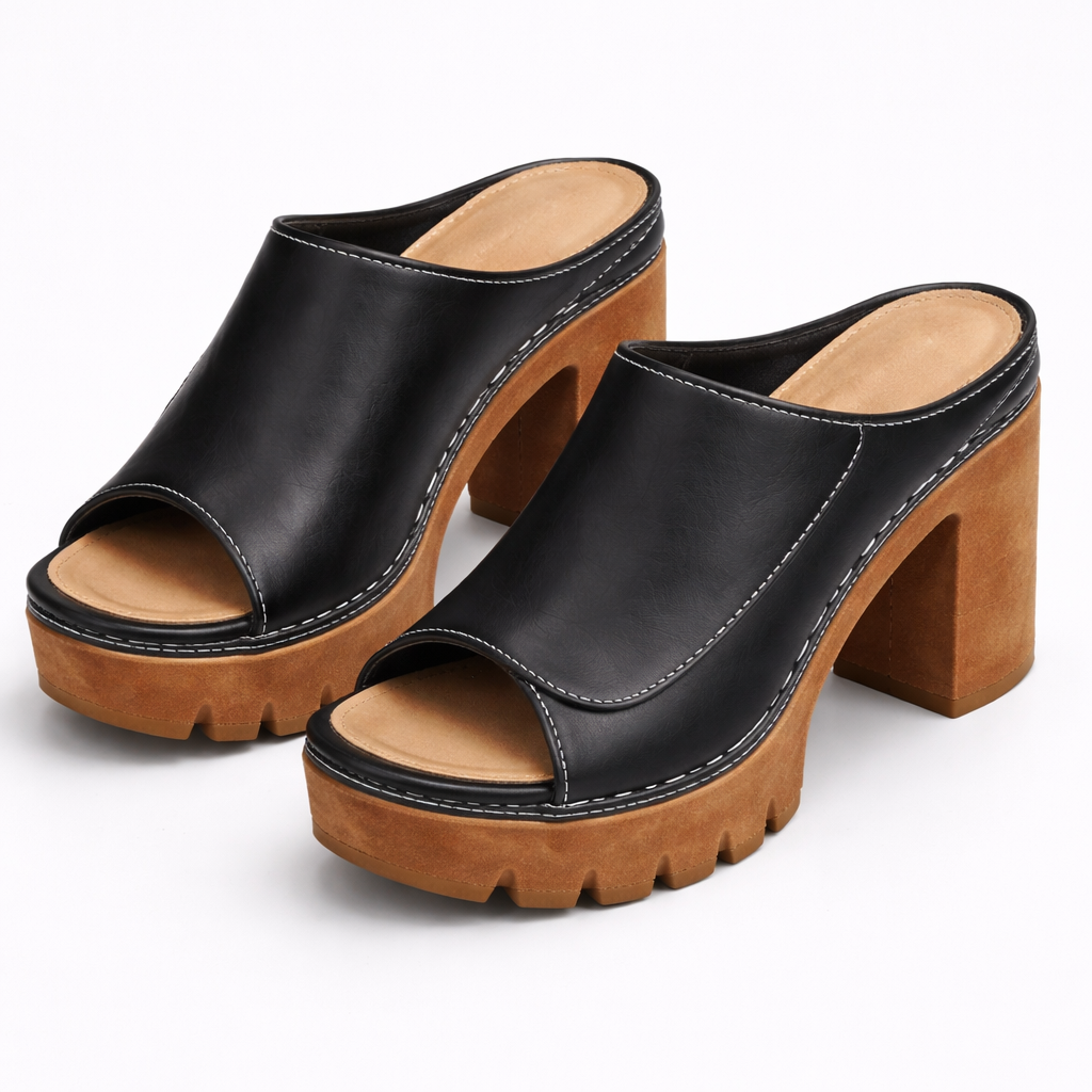 Sylvia | Platform Block Heels