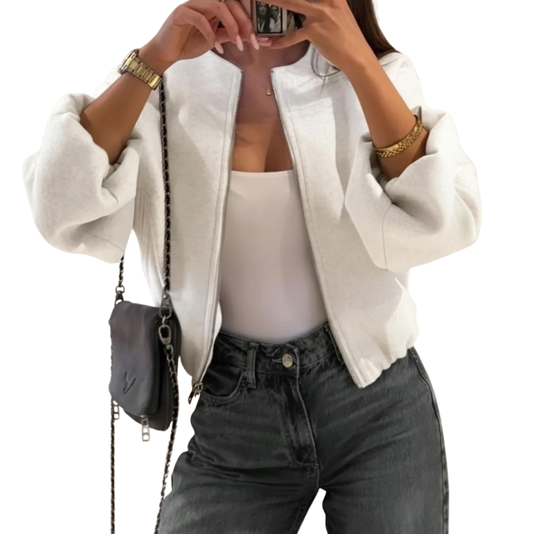 JORDANA™ – Casual American Varsity Zipper Jacket