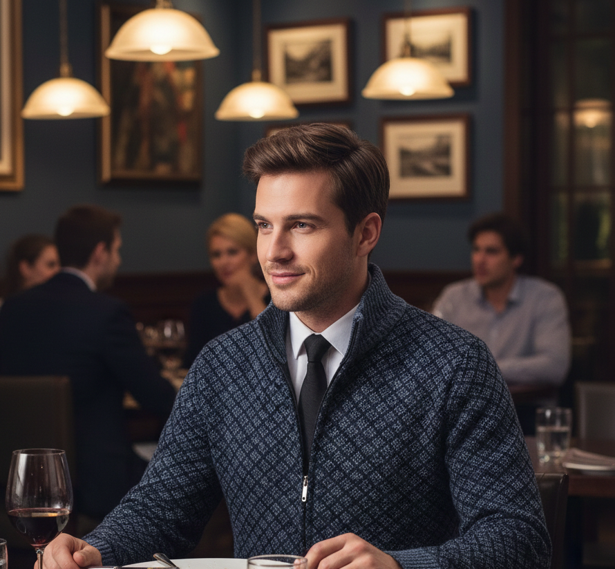 Andrew | Luxe Casual Cardigan