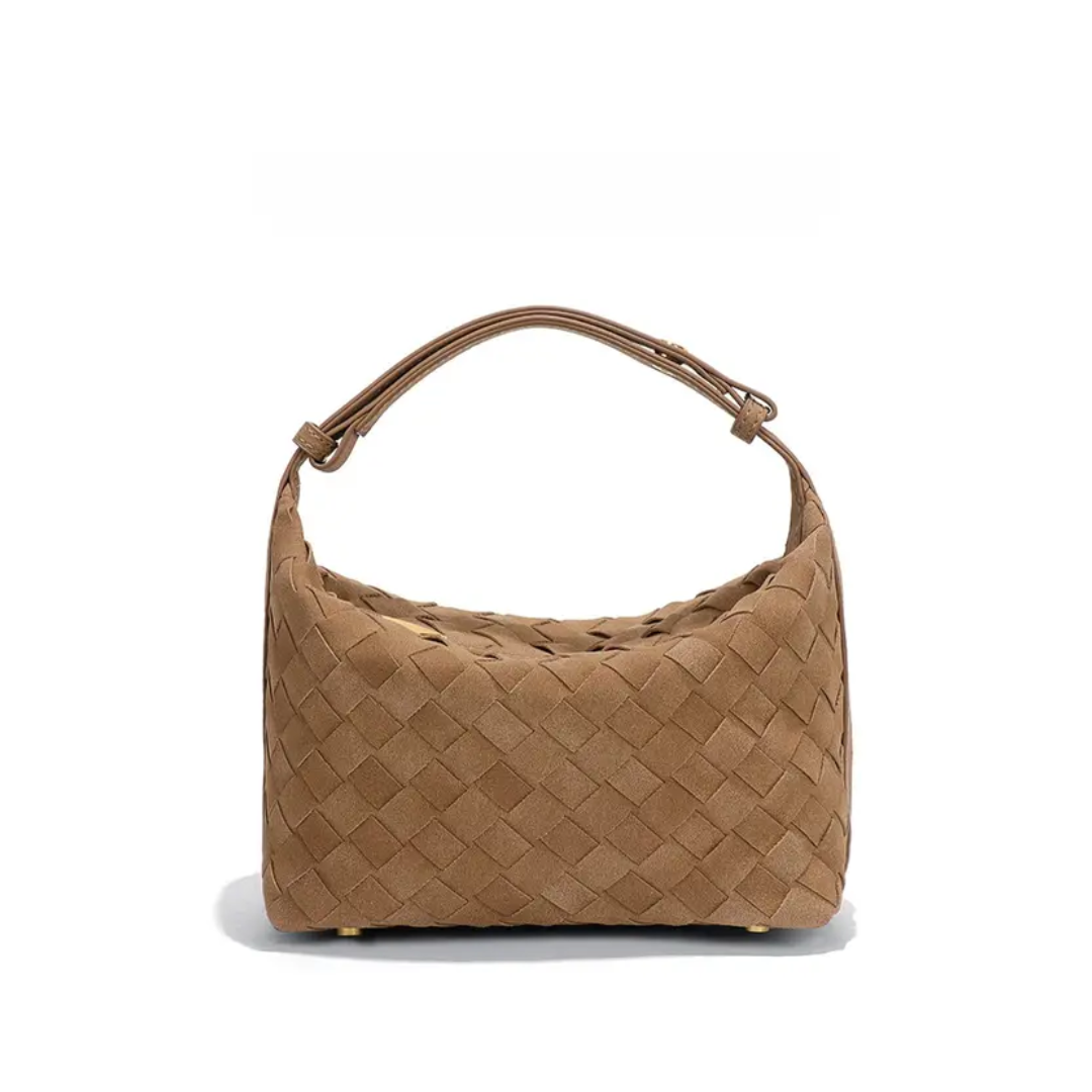 LISANNE™ – Matte Woven Structured Handbag