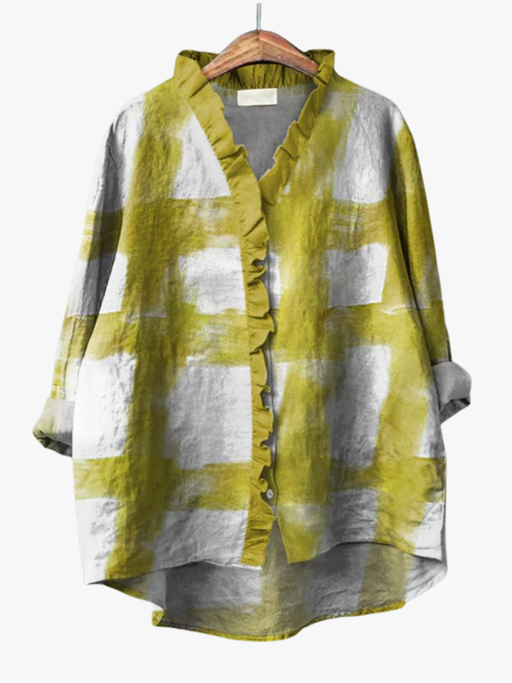 MOREAU LYON | ABSTRACT PATTERN BLOUSE FOR WOMEN