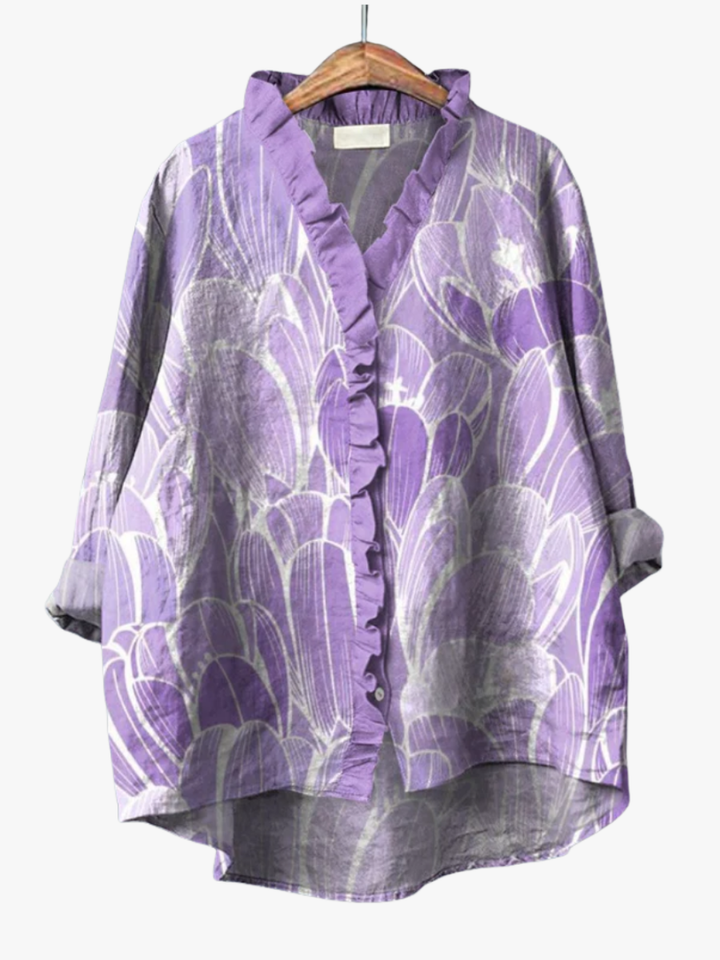 MOREAU LYON | VIOLET FLORAL BLOUSE FOR WOMEN