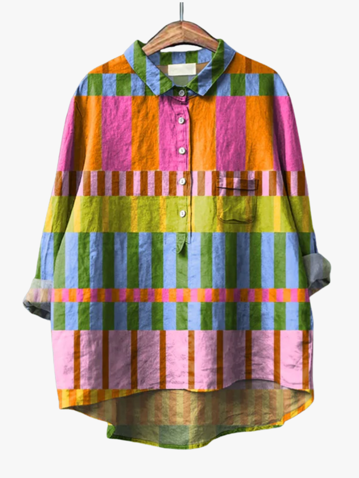 MOREAU LYON | COLOURED STRIPED BLOUSE FOR WOMEN