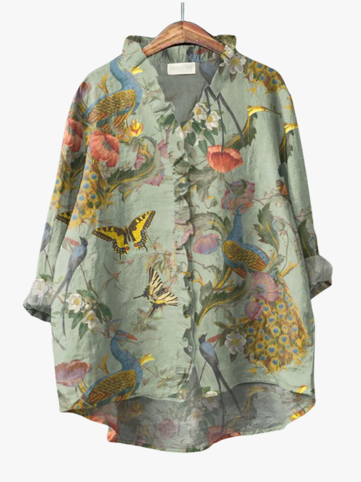 MOREAU LYON | ARTISTIC NATURE BLOUSE FOR WOMEN
