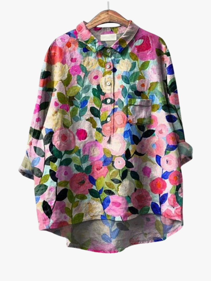 MOREAU LYON | ARTISTIC FLORAL SHIRT FOR WOMEN