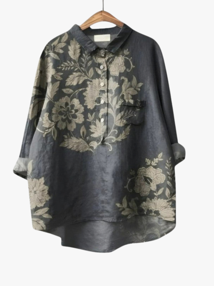 MOREAU LYON | ELEGANT FLOWER BLOUSE FOR WOMEN
