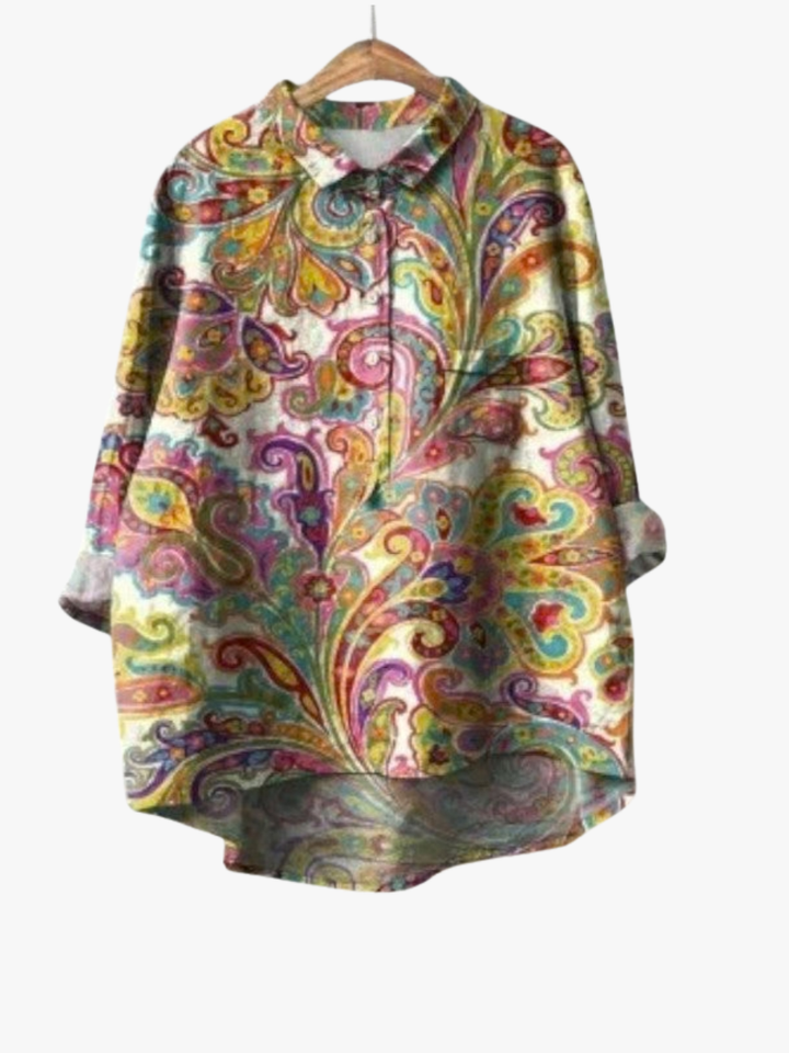 MOREAU LYON | WOMEN'S PAISLEY PATTERN BLOUSE