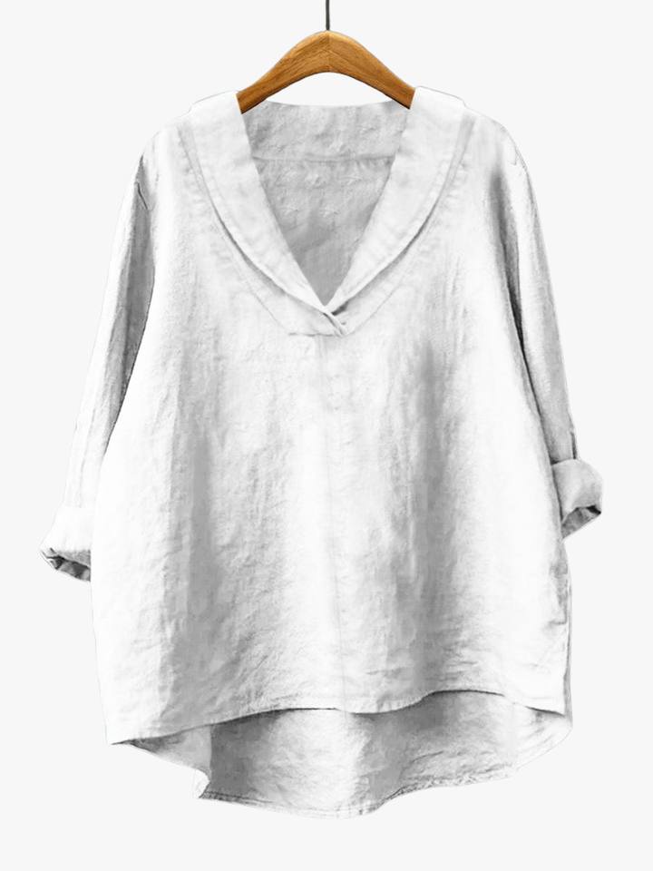 MOREAU LYON | AMPLE V-NECK BLOUSE FOR WOMEN