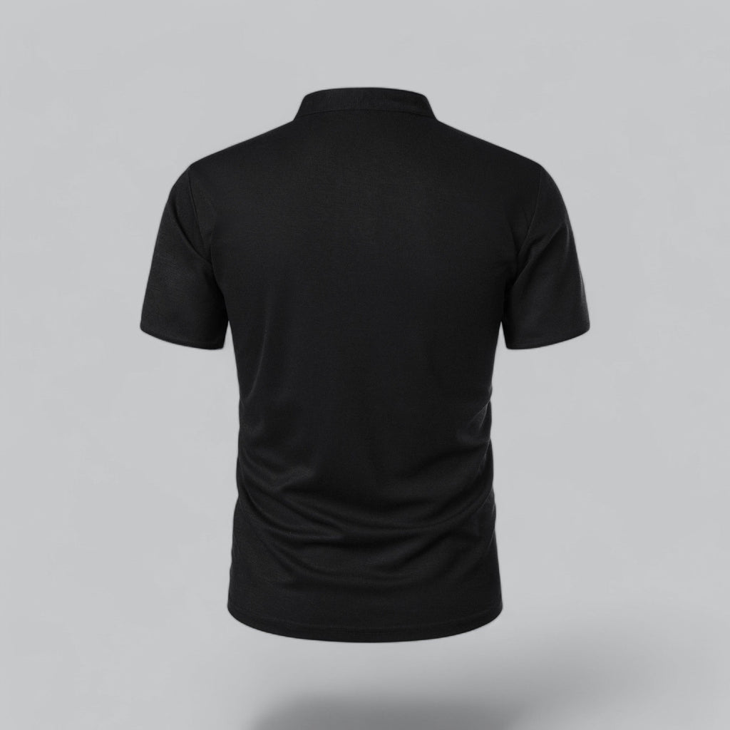 Colin | Collarless Polo Shirt