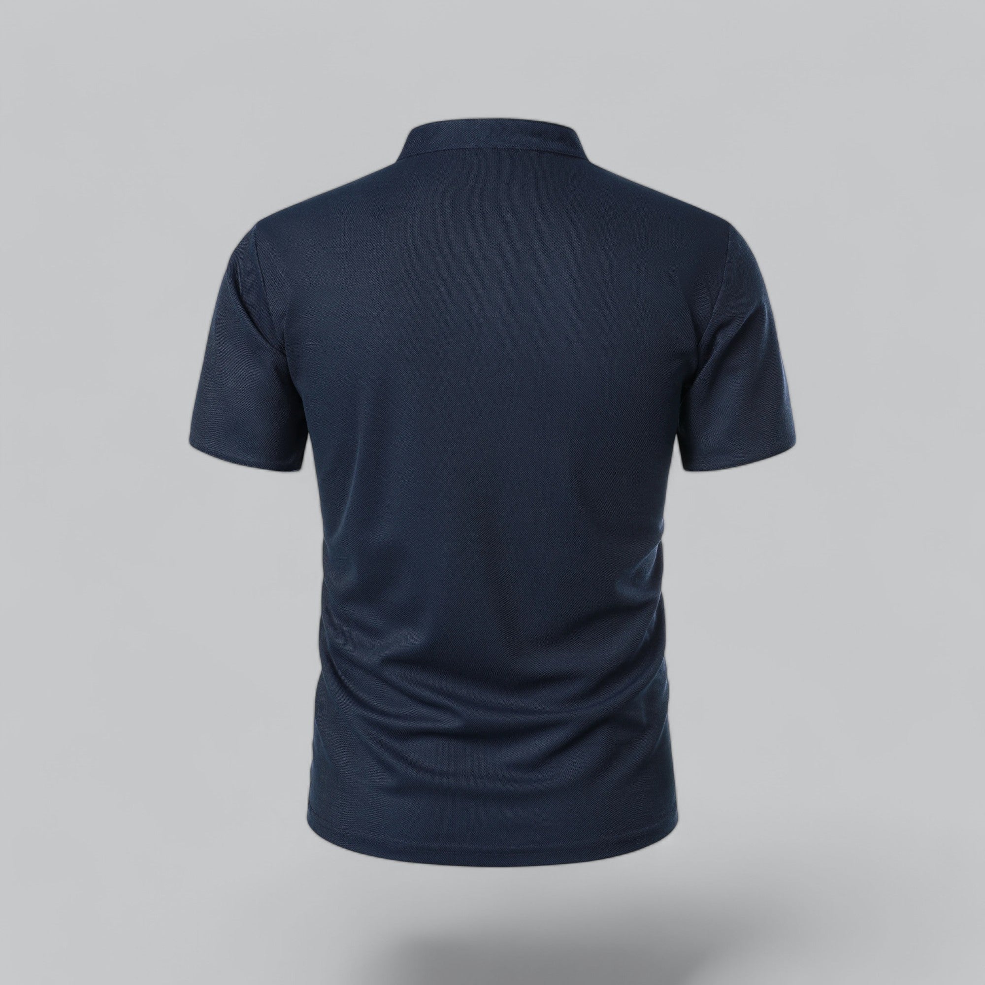 Colin | Collarless Polo Shirt