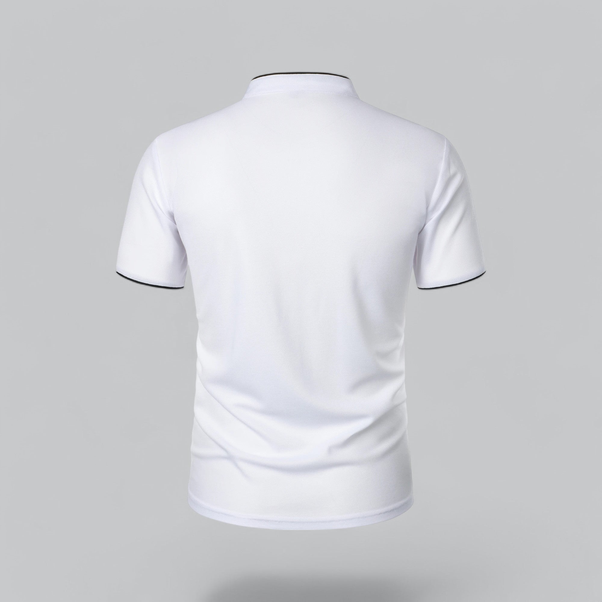 Colin | Collarless Polo Shirt