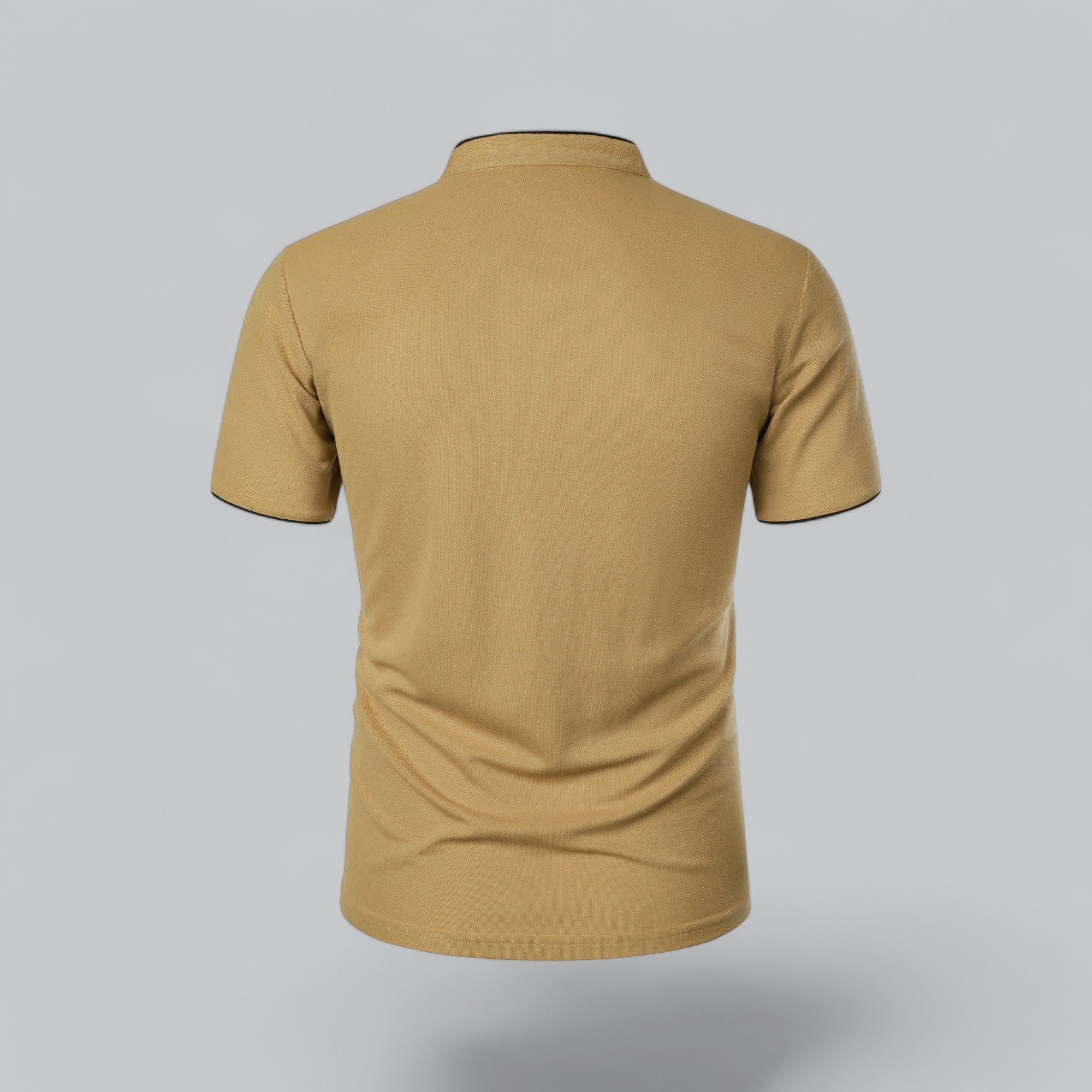 Colin | Collarless Polo Shirt