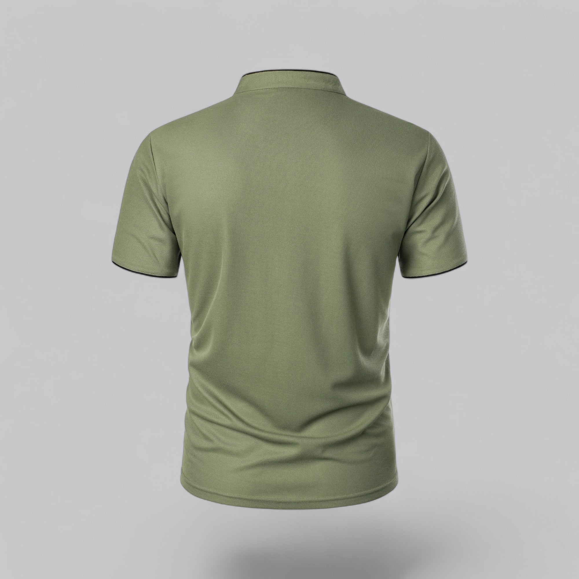 Colin | Collarless Polo Shirt