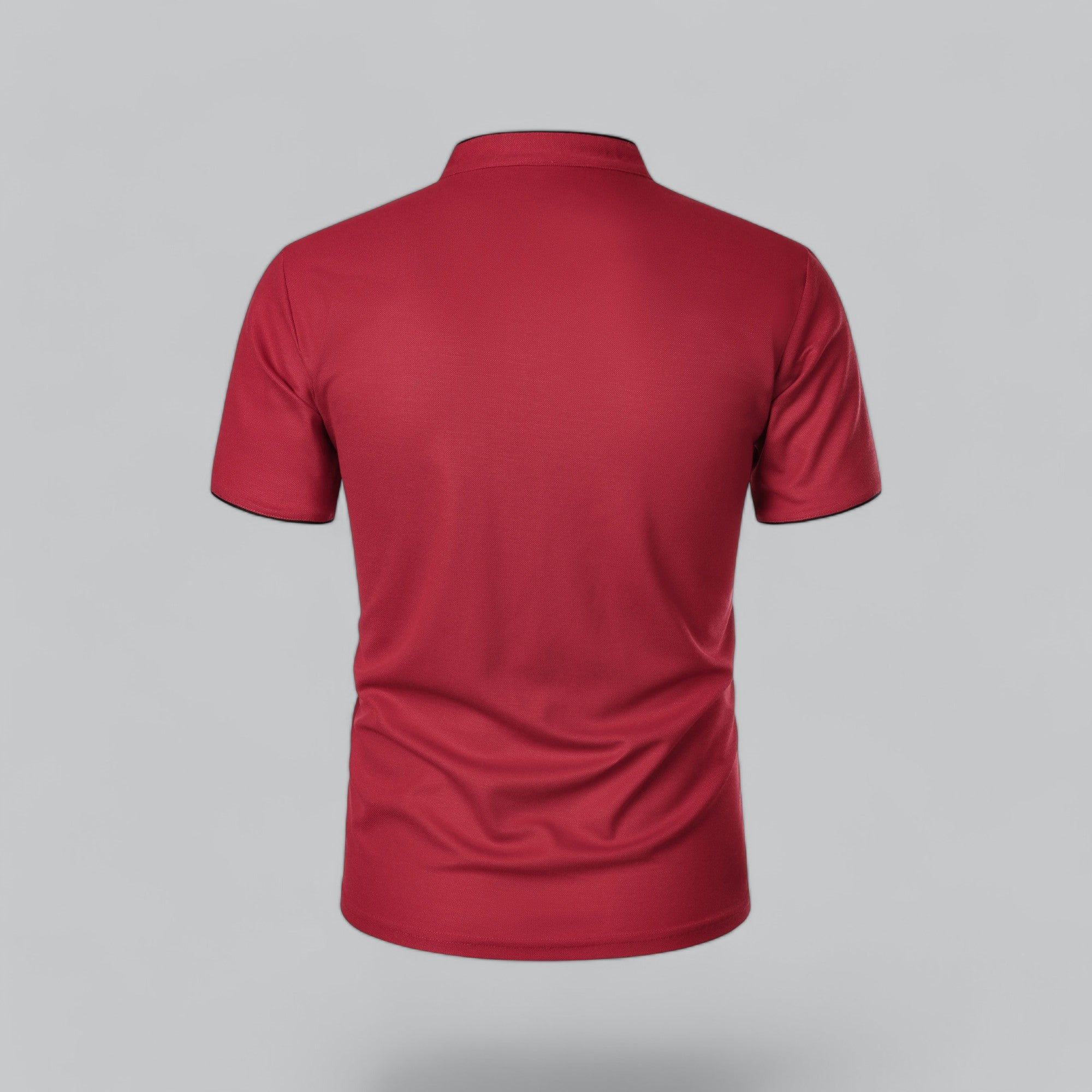 Colin | Collarless Polo Shirt