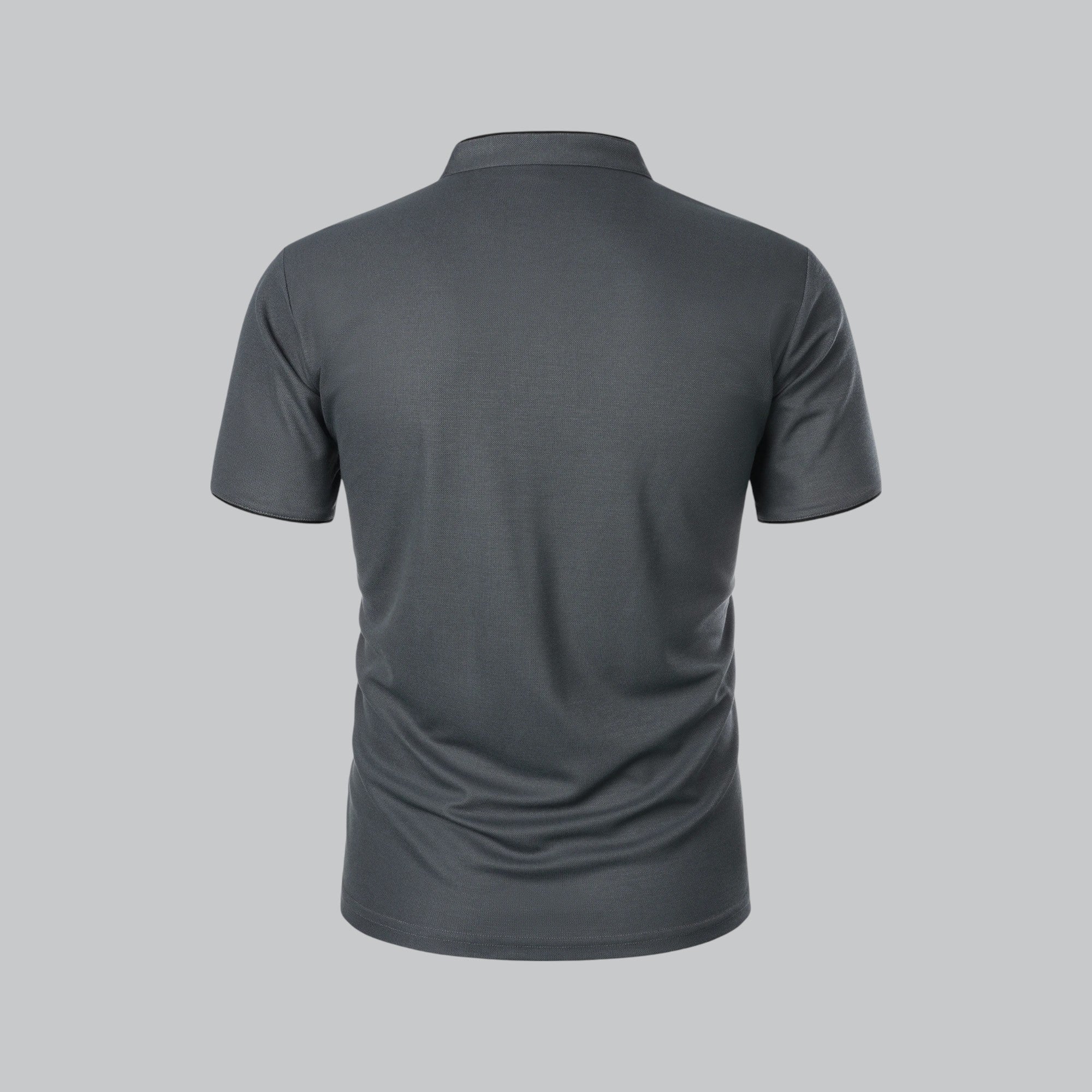 Colin | Collarless Polo Shirt