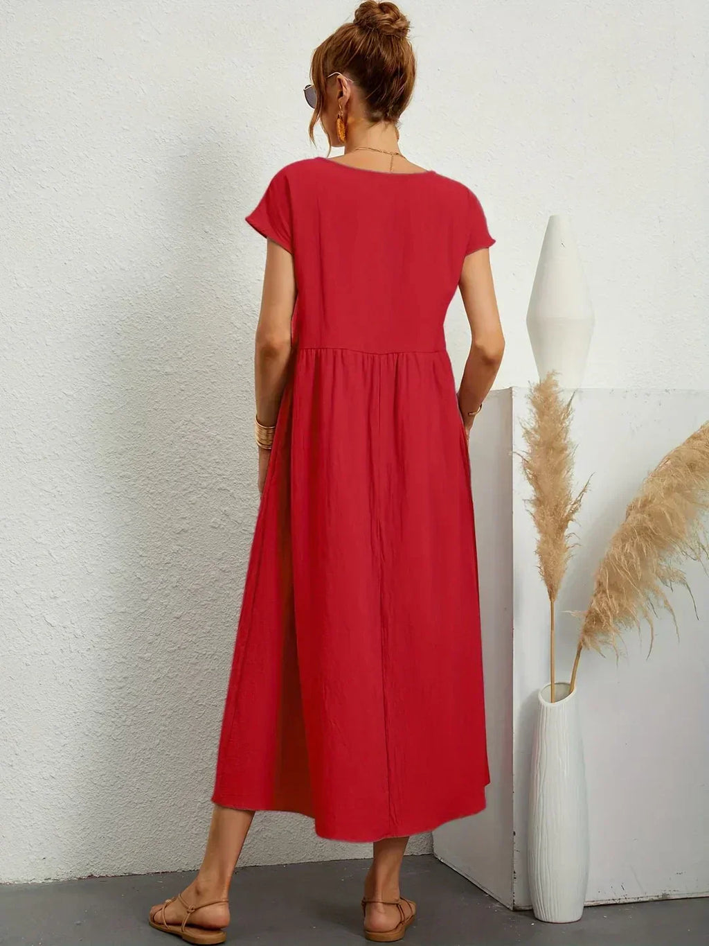 Vera | Flowing Midi Dress