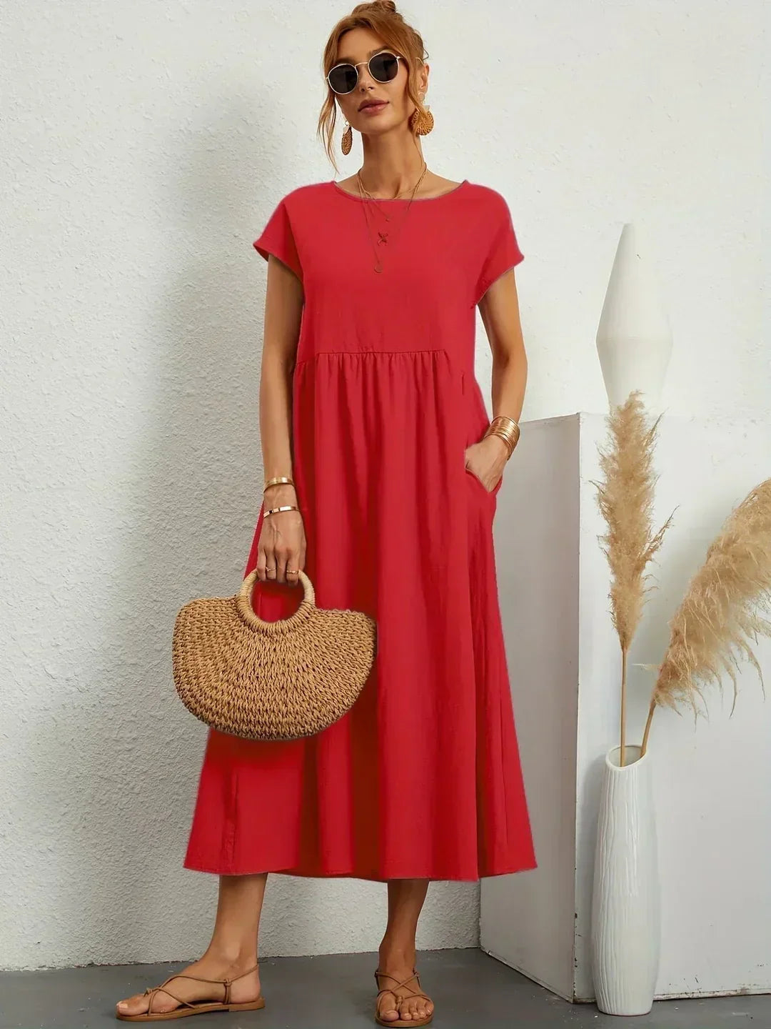 Vera | Flowing Midi Dress