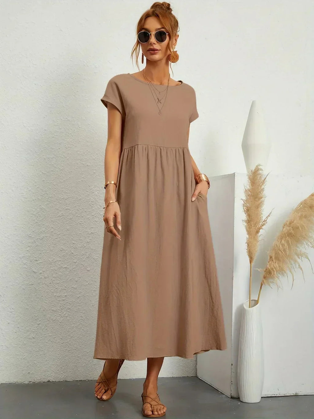 Vera | Flowing Midi Dress