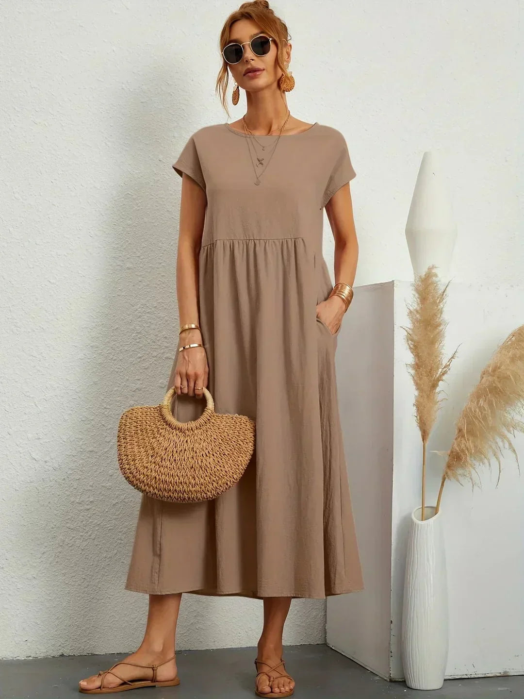 Vera | Flowing Midi Dress