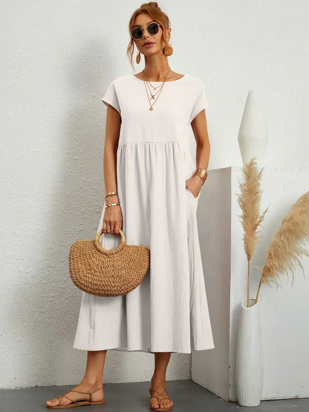 Vera | Flowing Midi Dress
