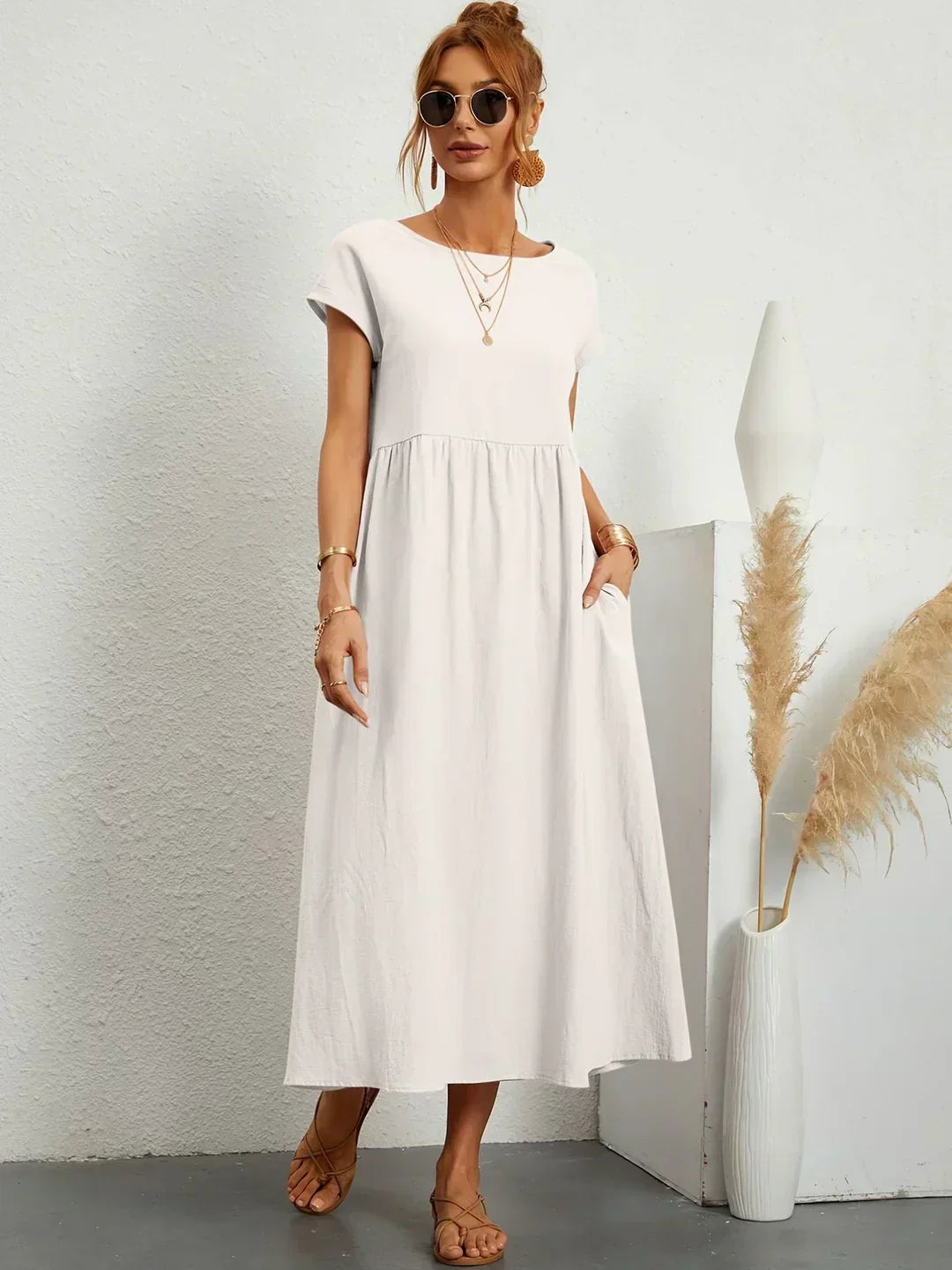 Vera | Flowing Midi Dress