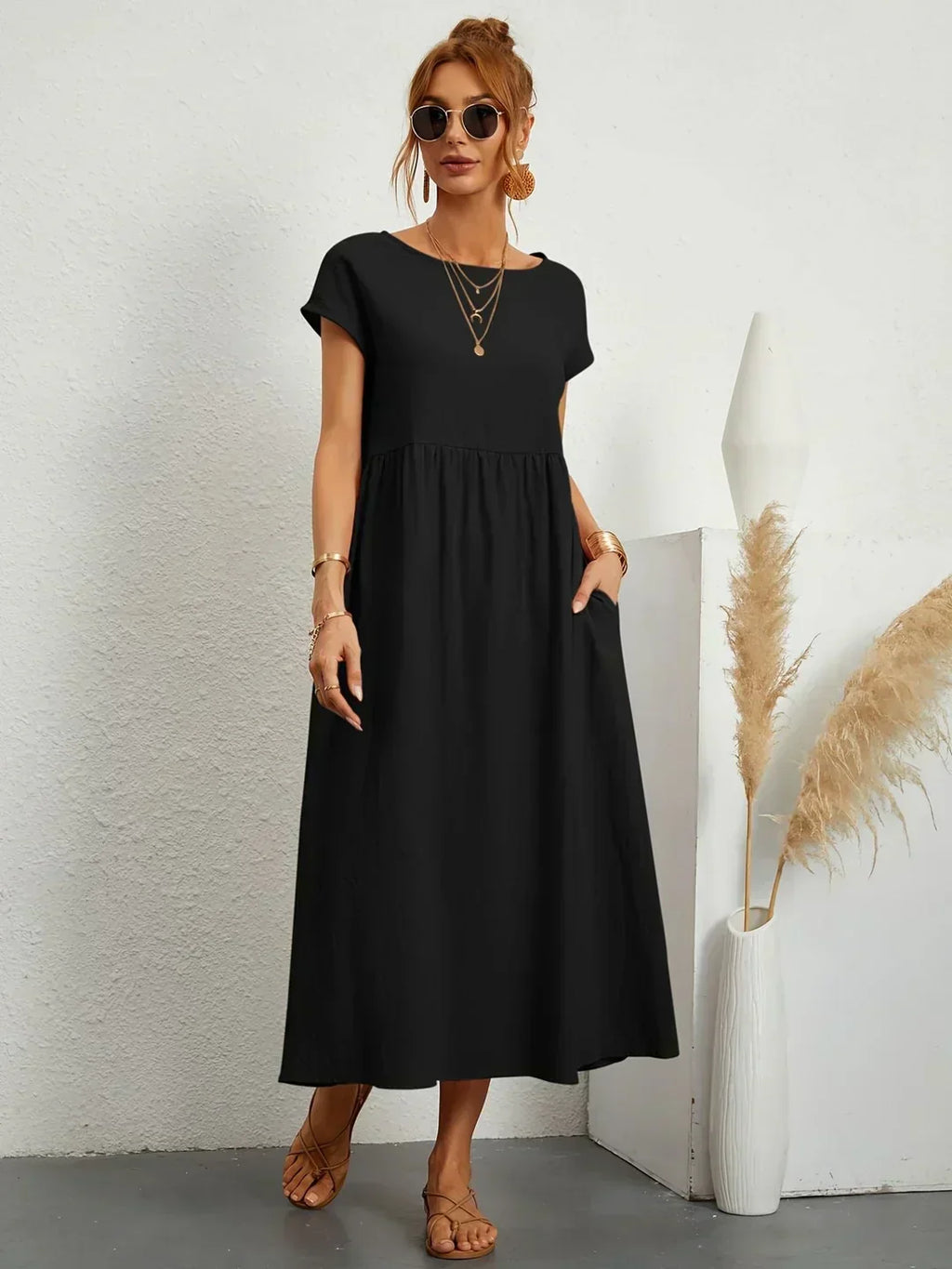 Vera | Flowing Midi Dress